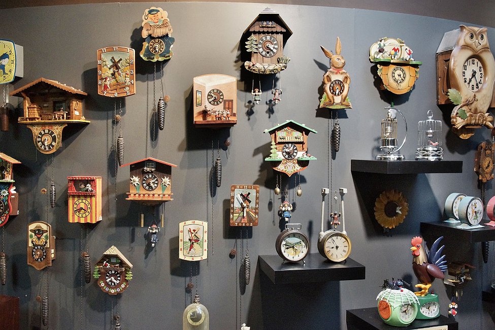 nz12-02-16_030.jpg - un échantillon des milliers de pièces exposées au Clock Museum Whangarei District Whangarei